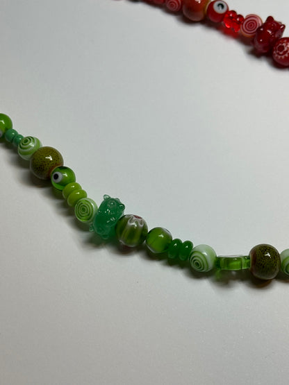 1 OF 1 RED & GREEN