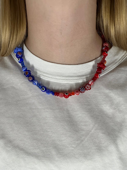 1 OF 1 RED & BLUE