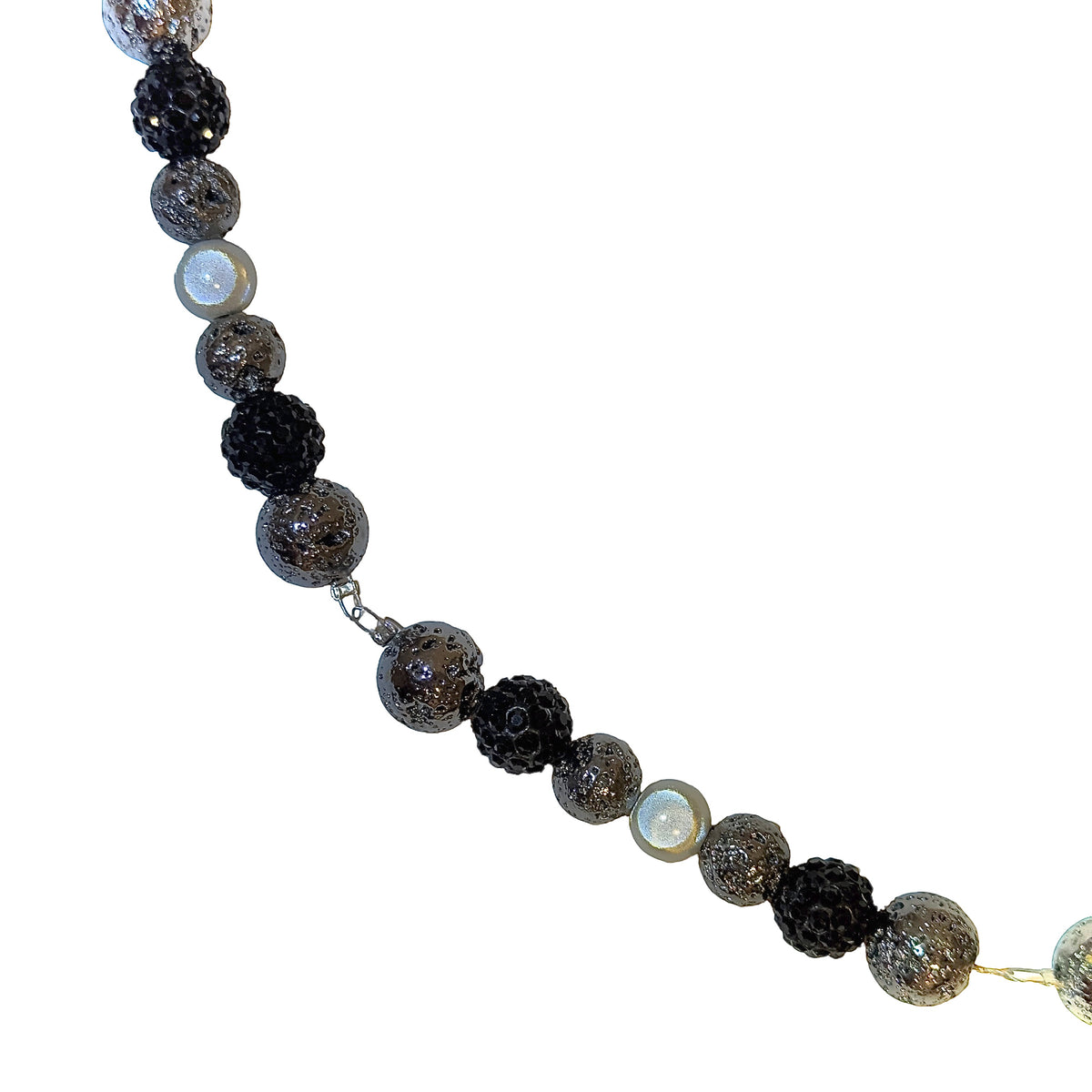 BLACK GLOWING PANTS CHAIN
