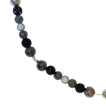 BLACK GLOWING PANTS CHAIN