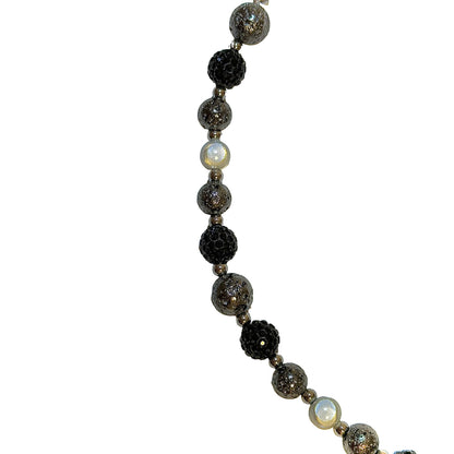 BLACK GLOWING ROSARY