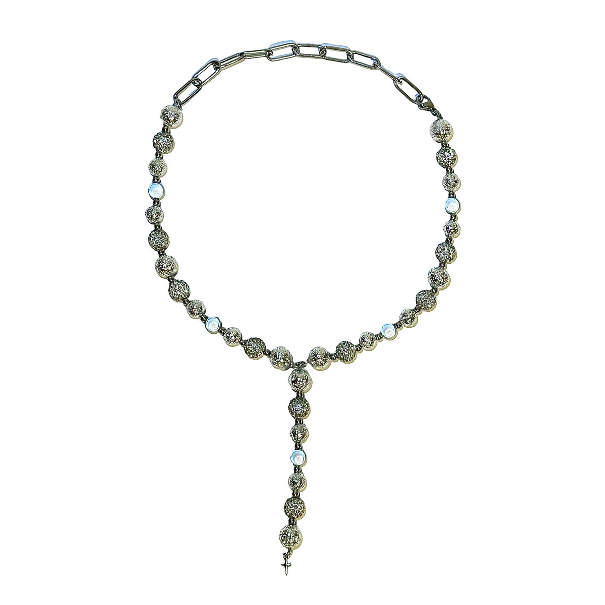 WHITE GLOWING ROSARY