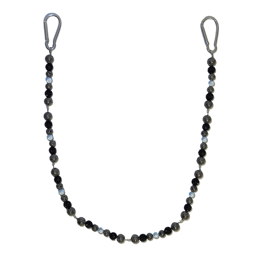 BLACK GLOWING PANTS CHAIN