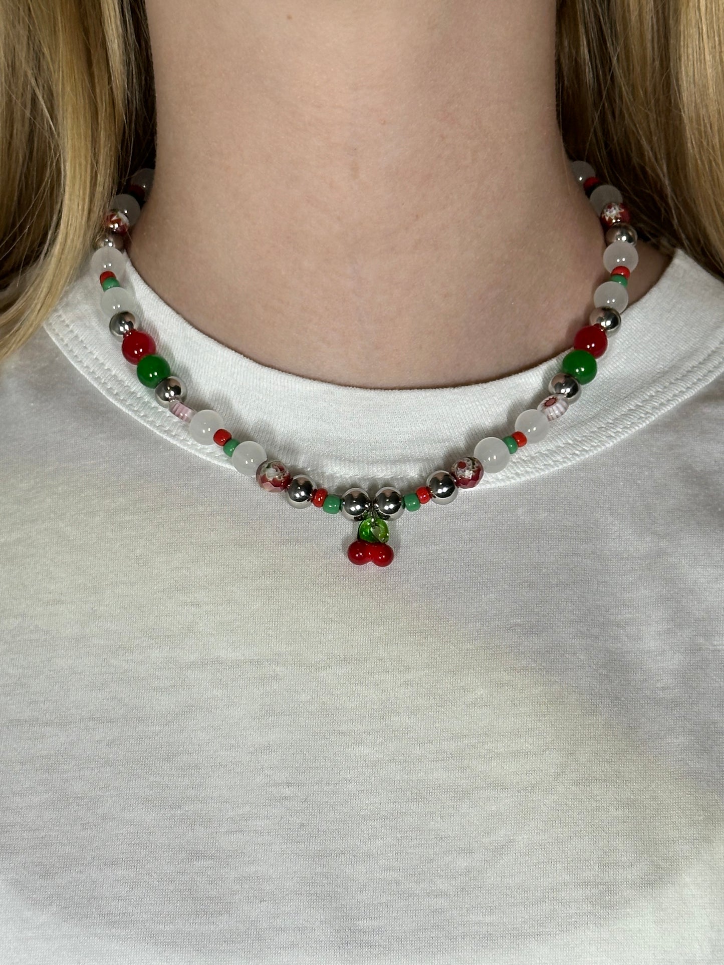 1 OF 1 CHERRY NECKLACE