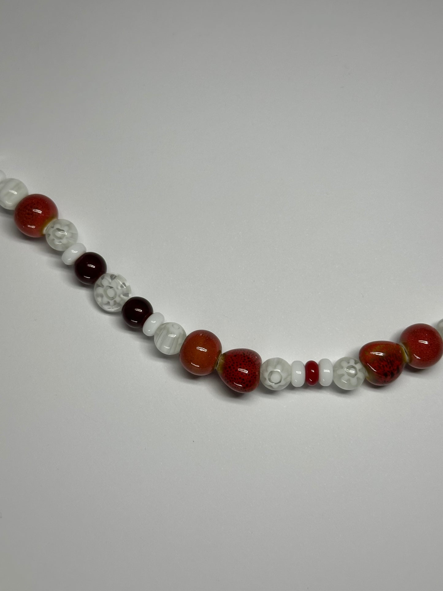 1 OF 1 RED FISH NECKLACE